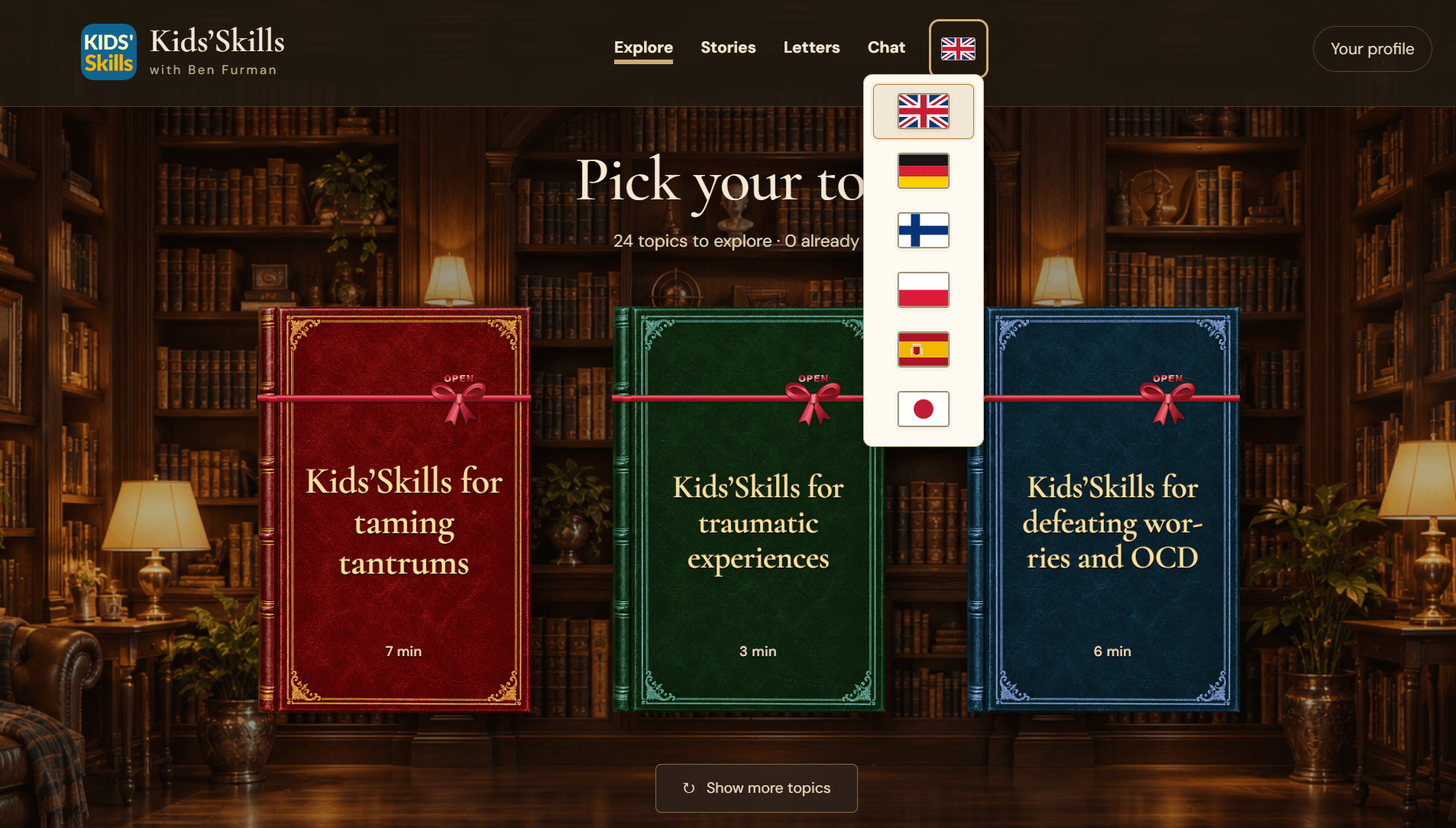 main page english